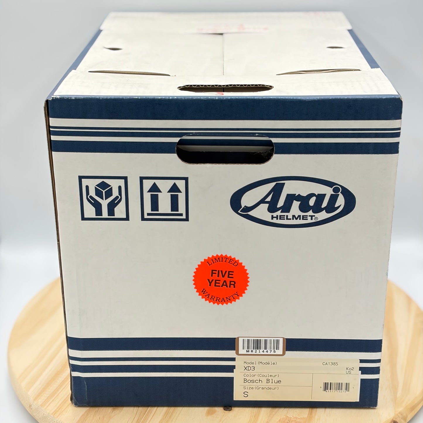 Arai XD3 Bosch Blue Motorcycle Helmet