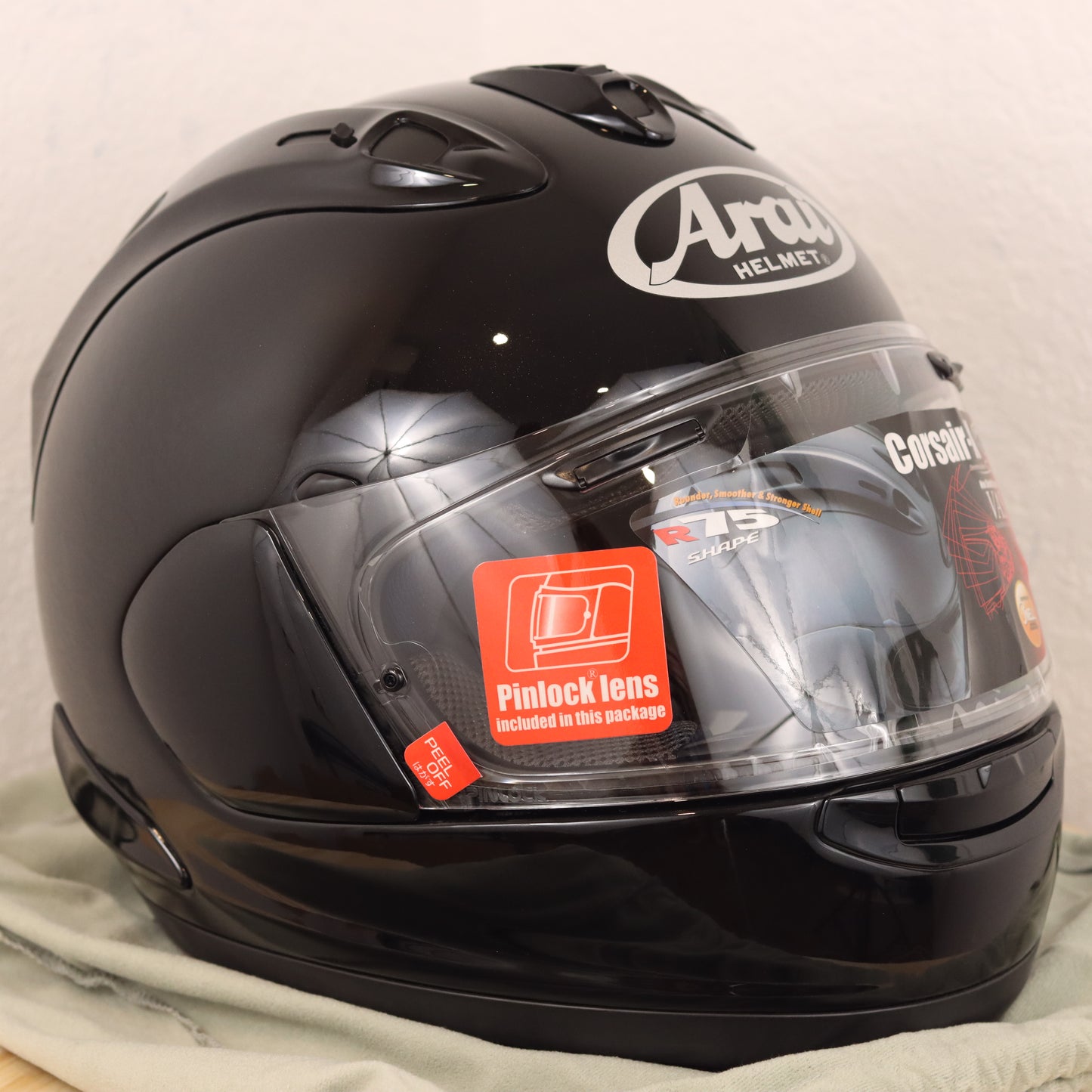 Arai Corsair-X Diamond Black Motorcyle Helmet