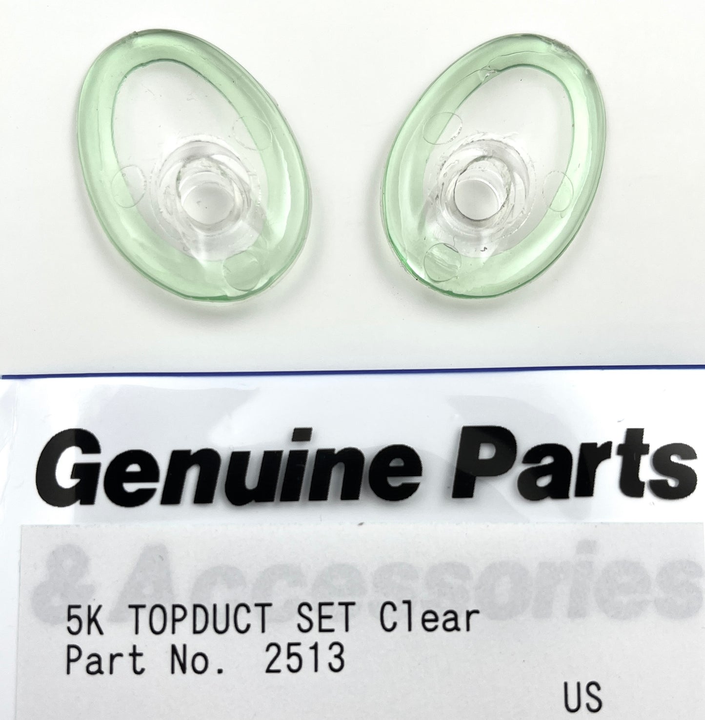 Arai GP-5W Top Duct Set — Clear