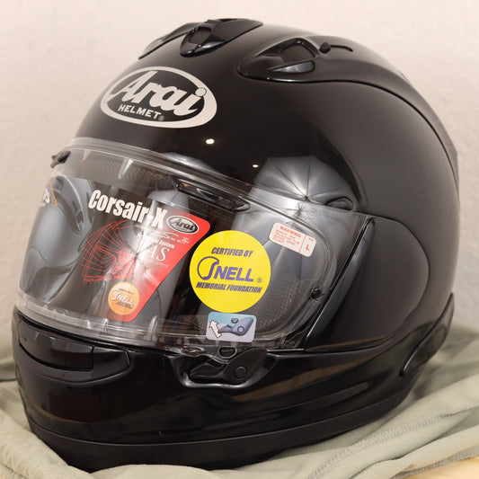 Arai Corsair - X Diamond Black Motorcyle Helmet - TheHelmetHub