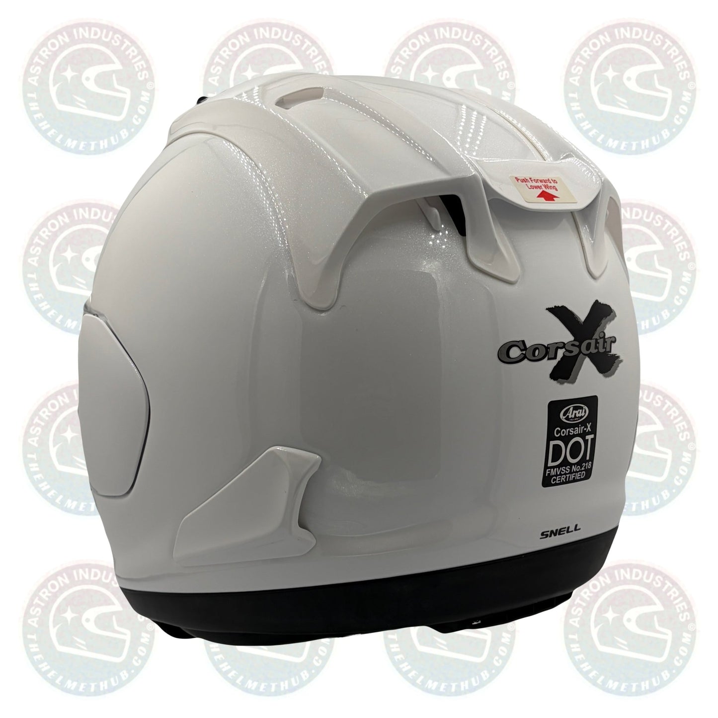 Arai Corsair - X Diamond White Motorcycle Helmet - TheHelmetHub