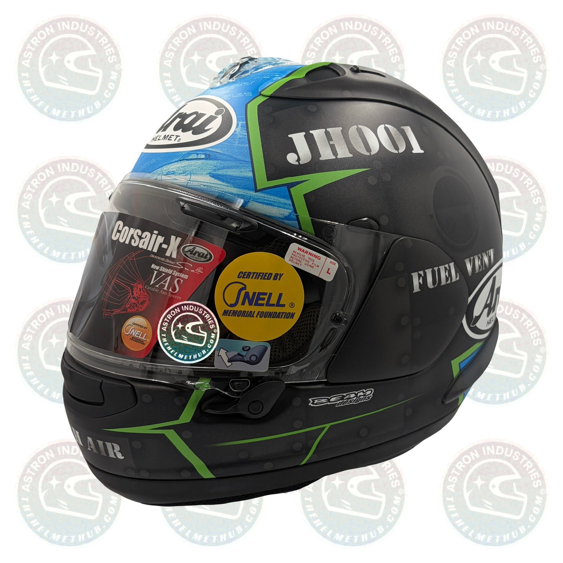 arai corsair x hayes helmet Arai Corsair-X Hayes X-15 Motorcycle Helmet – TheHelmetHub