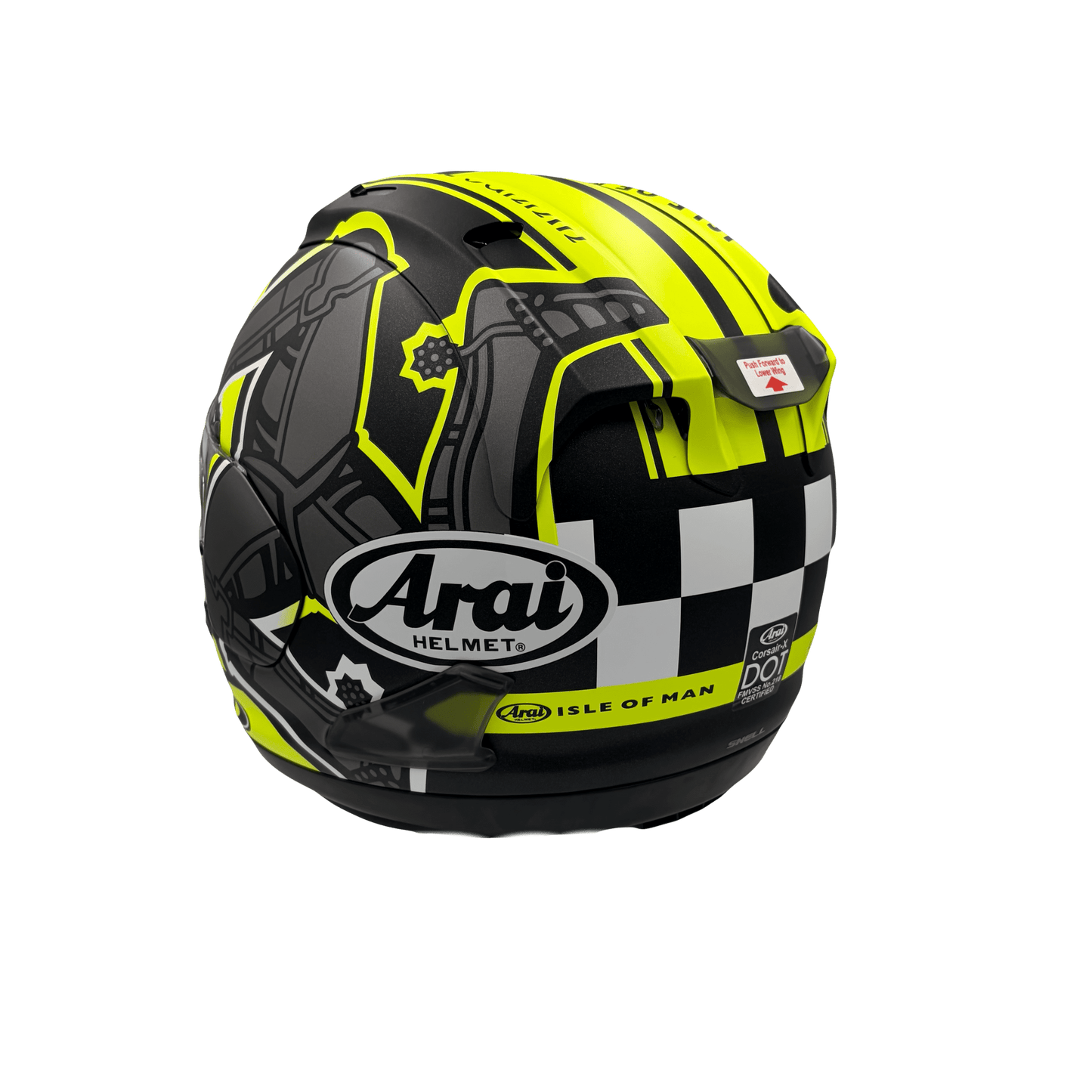 Arai Corsair - X Helmet IoM (Isle of Man) TT 2019 - TheHelmetHub