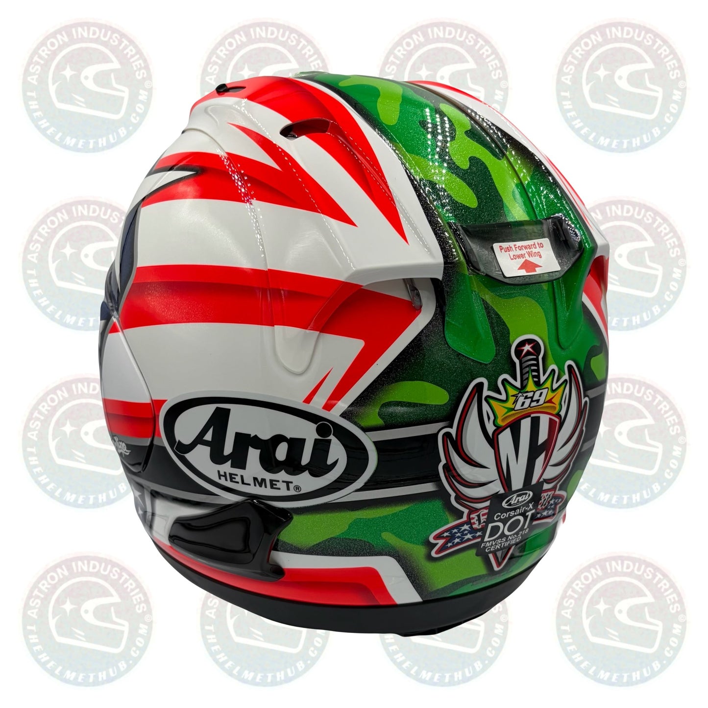 Arai Corsair - X Nicky - 6 Motorcycle Helmet - TheHelmetHub