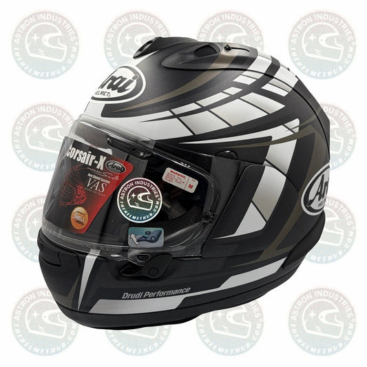 Arai Corsair - X Planet Black Frost Motorcycle Helmet - TheHelmetHub
