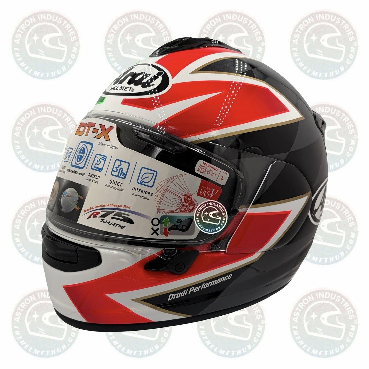 Arai DT - X Italy Flag Motorcycle Helmet - TheHelmetHub