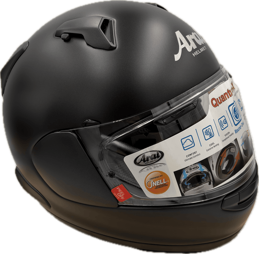 Arai Quantum - X Black - Frost Motorcycle Helmet - TheHelmetHub