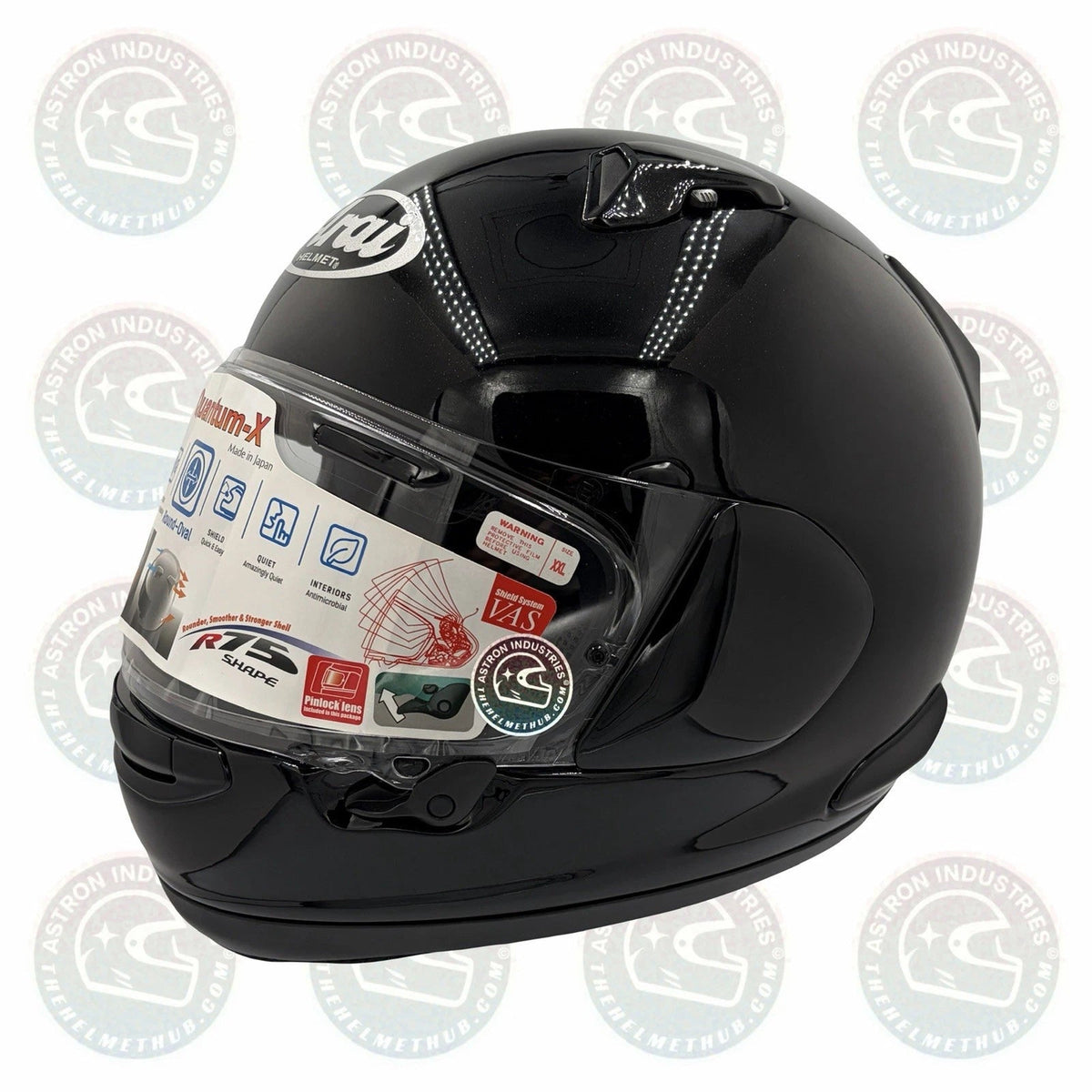Arai Quantum - X Diamond Black Motorcycle Helmet - TheHelmetHub