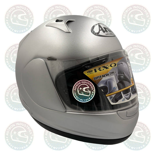 Arai RX - Q Silver Frost Motorcycle Helmet - TheHelmetHub