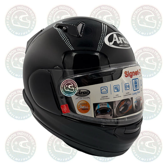 Arai Signet - X Diamond Black Motorcycle Helmet - TheHelmetHub