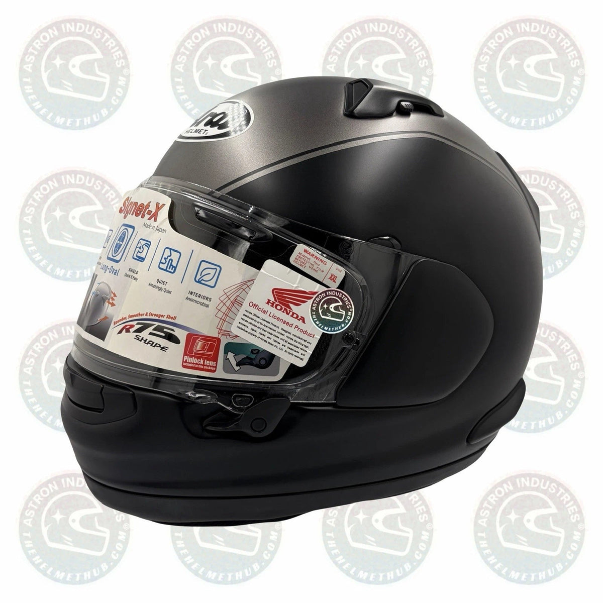 Arai Signet-X Honda Goldwing Grey/Black Motorcycle Helmet - TheHelmetHub