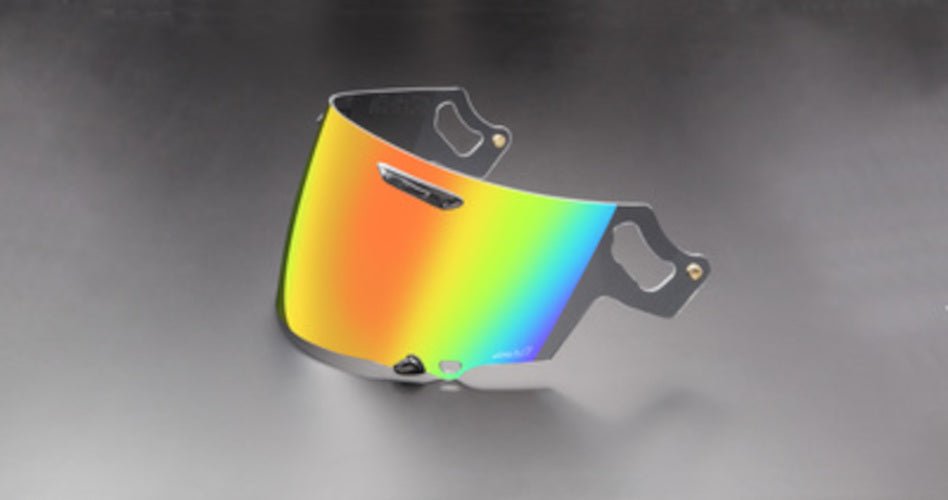 Arai VAS - V Mirrorized Red Shield Corsair - X RX - 7V QV - Pro - TheHelmetHub