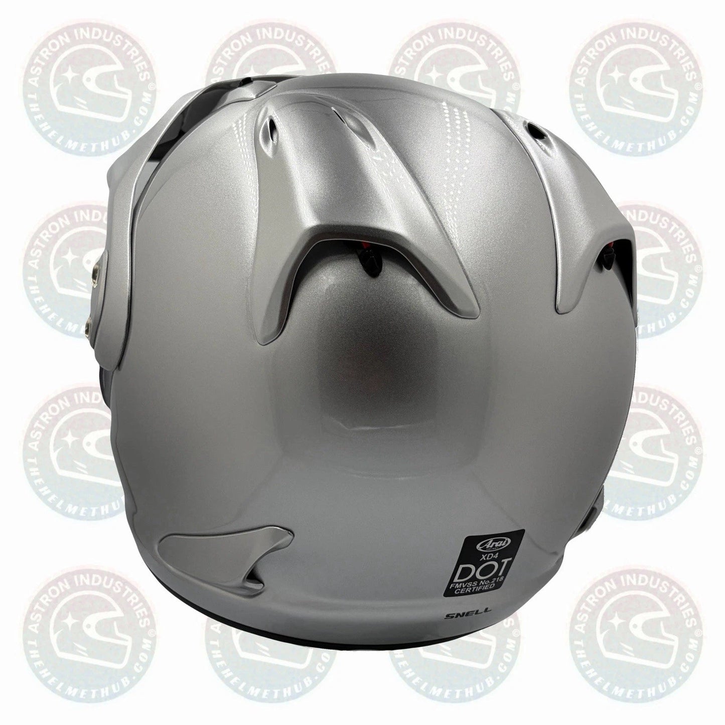 Arai XD-4 Aluminum Silver Motorcycle Helmet - TheHelmetHub