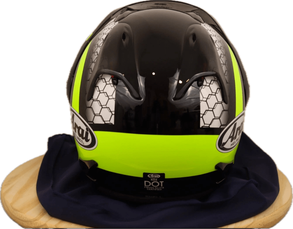 Arai XD - 4 Mesh Yellow Motorcycle Helmet - TheHelmetHub