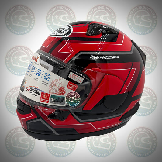 Arai Signet-X Place Red Motorcycle Helmet