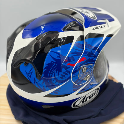 Arai XD3 Bosch Blue Motorcycle Helmet