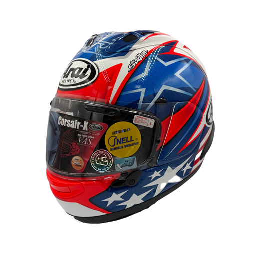 Arai Corsair-X Nicky Hayden "Starline 7" Tribute Motorcycle Helmet