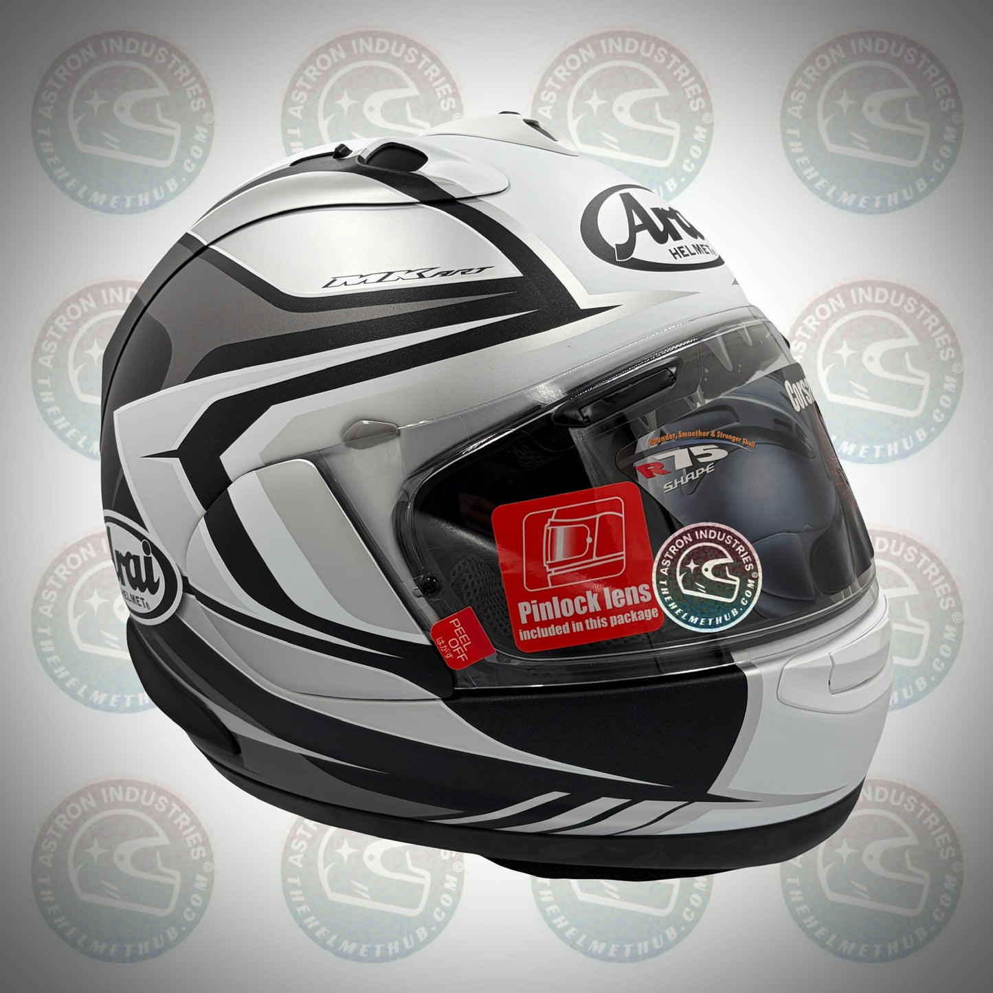 Arai Corsair-X Bracket White Frost Motorcycle Helmet