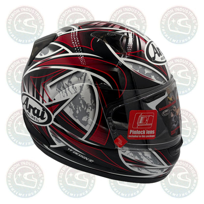 Arai Signet-Q Flash Red Motorcycle Helmet
