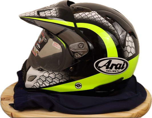 Arai XD-4 Mesh Yellow Motorcycle Helmet