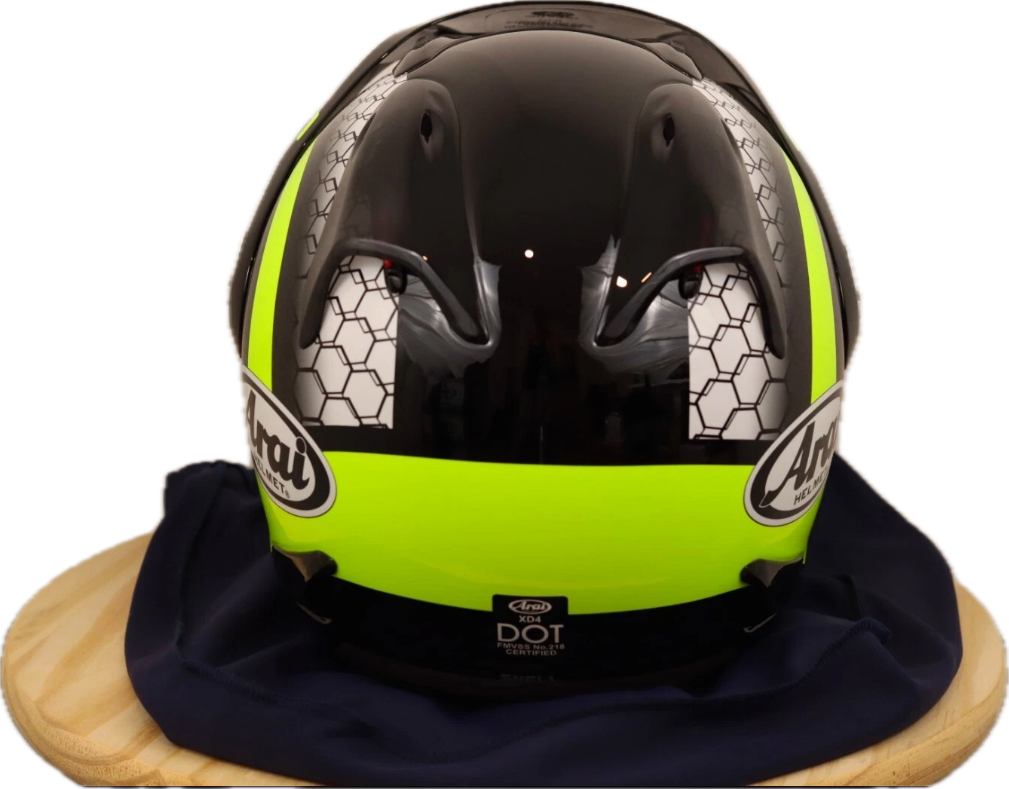 Arai XD-4 Mesh Yellow Motorcycle Helmet
