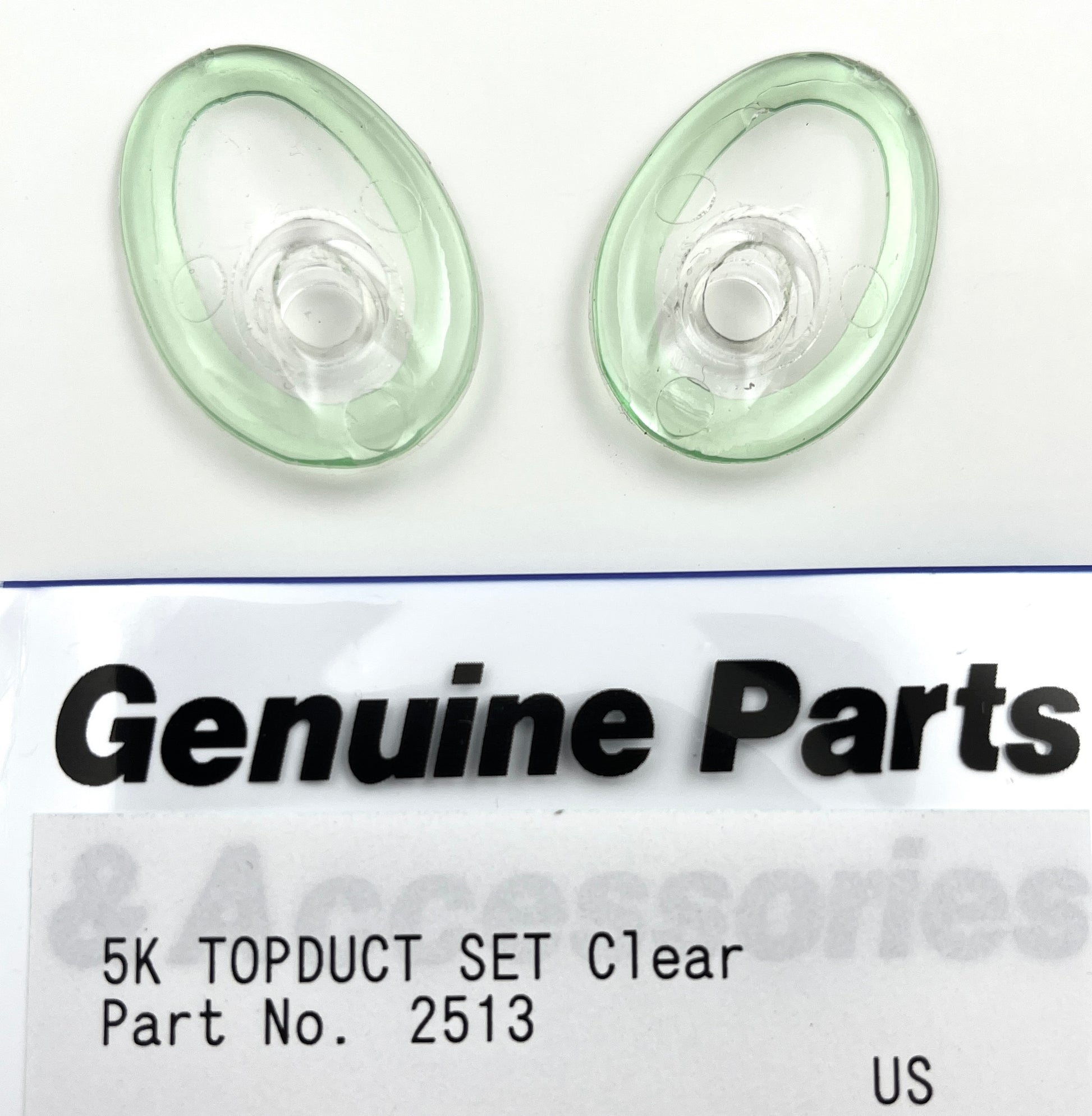 Arai GP-5W Top Duct Set — Clear