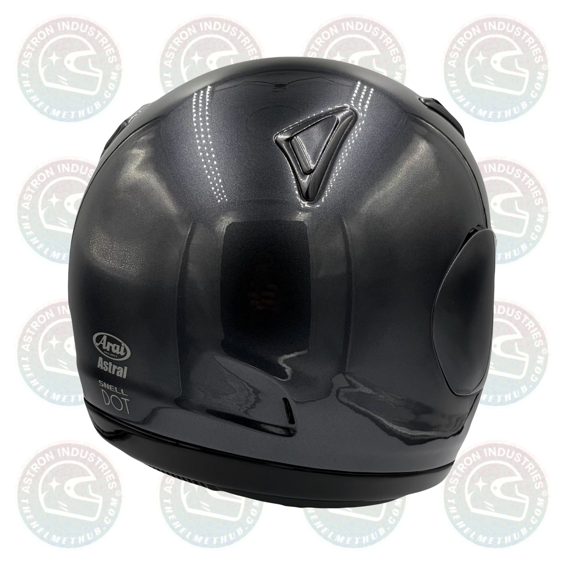 Arai Astral Aluminum Grey Motorcycle Helmet - TheHelmetHub