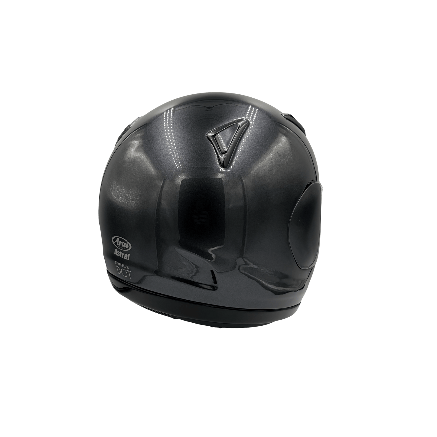 Arai Astral Aluminum Grey Motorcycle Helmet - TheHelmetHub