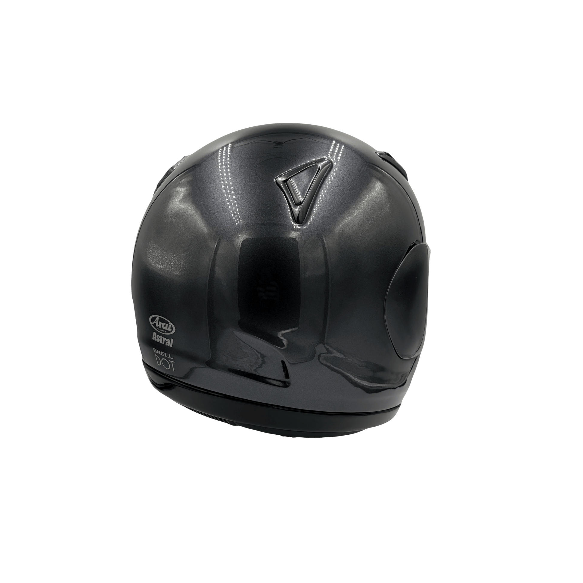 Arai Astral Aluminum Grey Motorcycle Helmet - TheHelmetHub