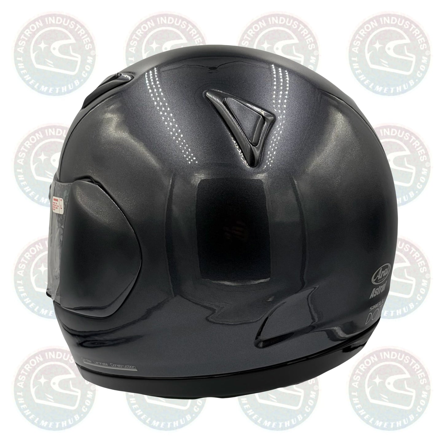 Arai Astral Aluminum Grey Motorcycle Helmet - TheHelmetHub