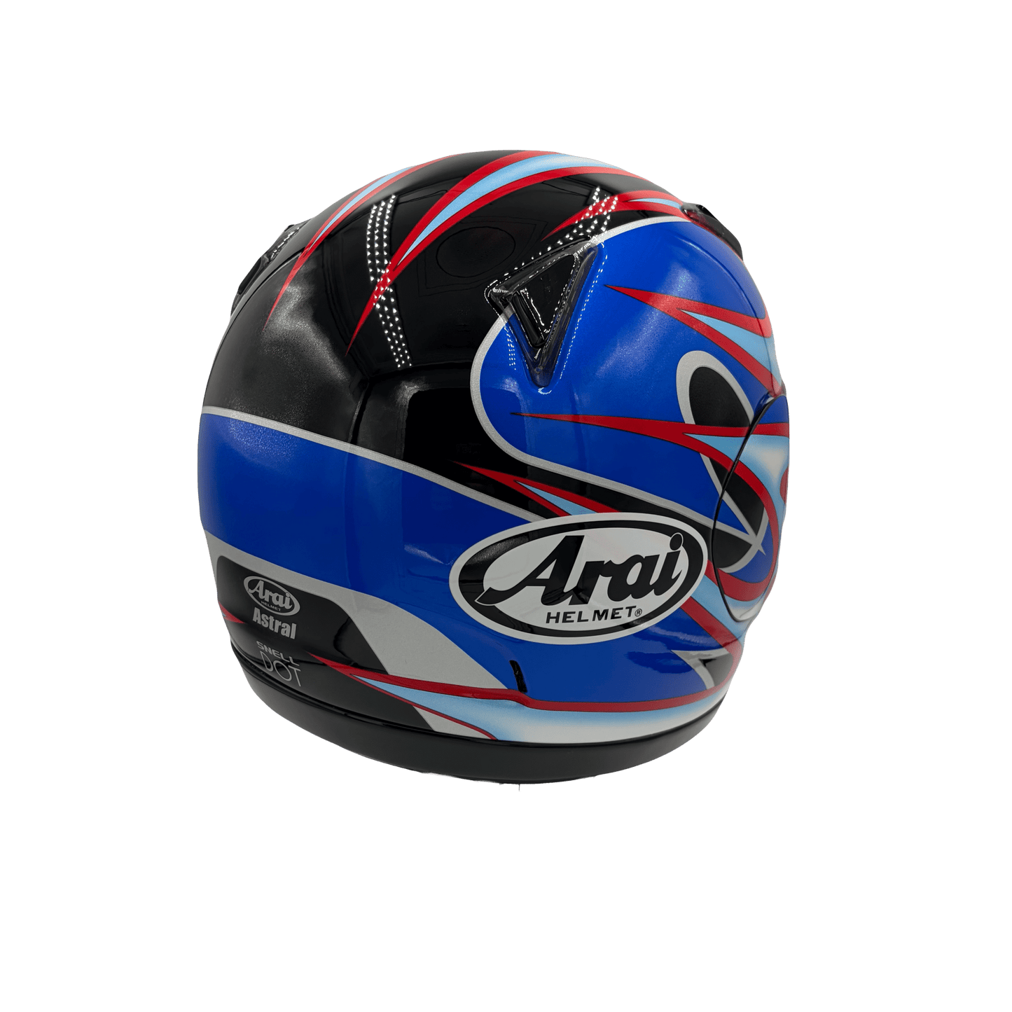 Arai Astral Tempest Black & Blue Motorcycle Helmet - TheHelmetHub