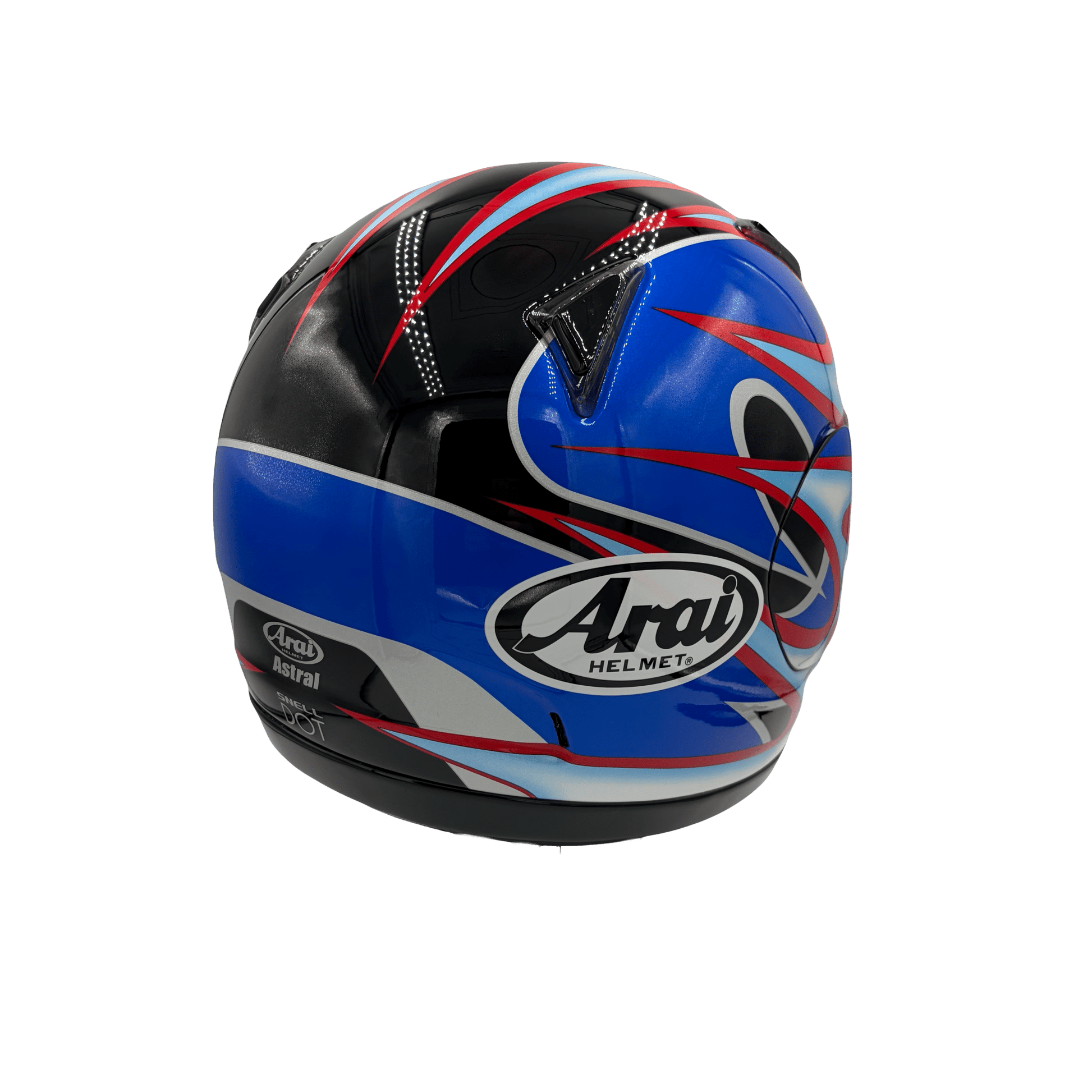 Arai Astral Tempest Black & Blue Motorcycle Helmet - TheHelmetHub