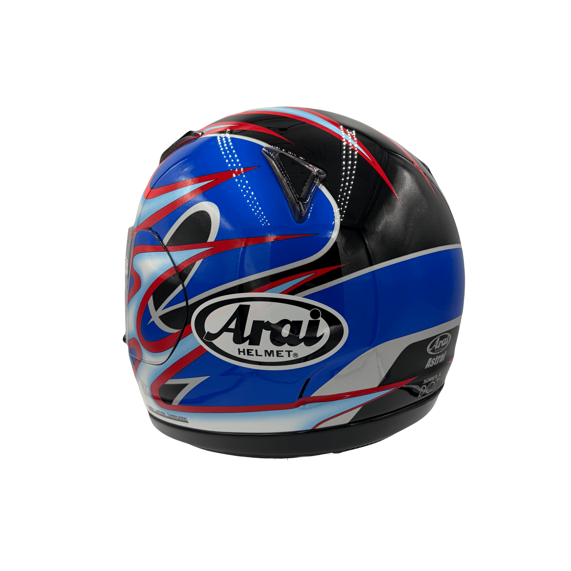 Arai Astral Tempest Black & Blue Motorcycle Helmet - TheHelmetHub
