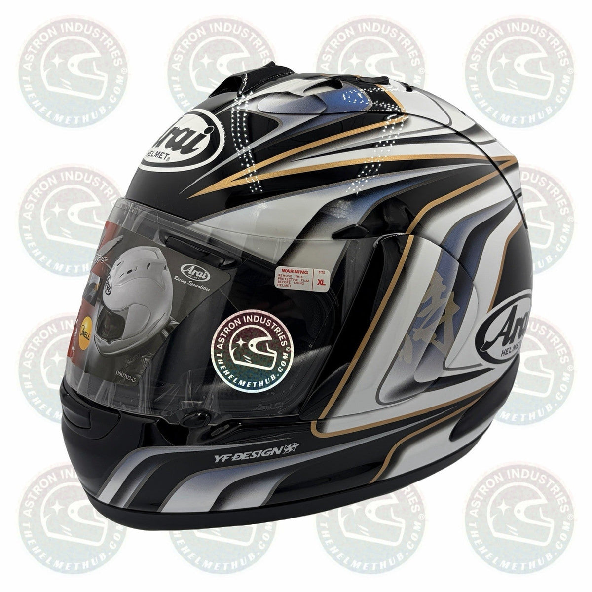 Arai Corsair-V Aoyama 3 Motorcycle Helmet - TheHelmetHub
