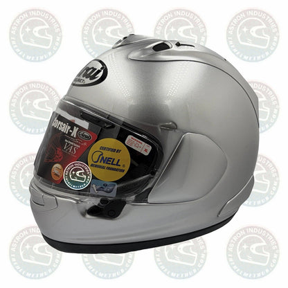 Arai Corsair - X Aluminum Silver Motorcycle Helmet - TheHelmetHub