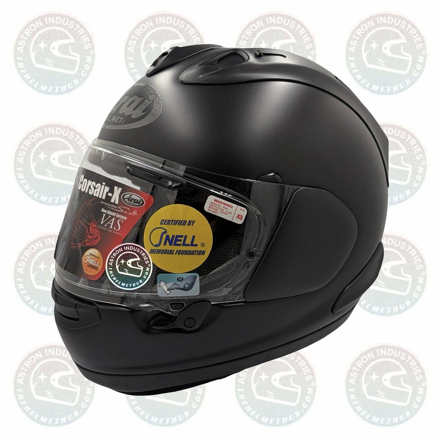 Arai Corsair - X Black Frost Motorcycle Helmet - TheHelmetHub