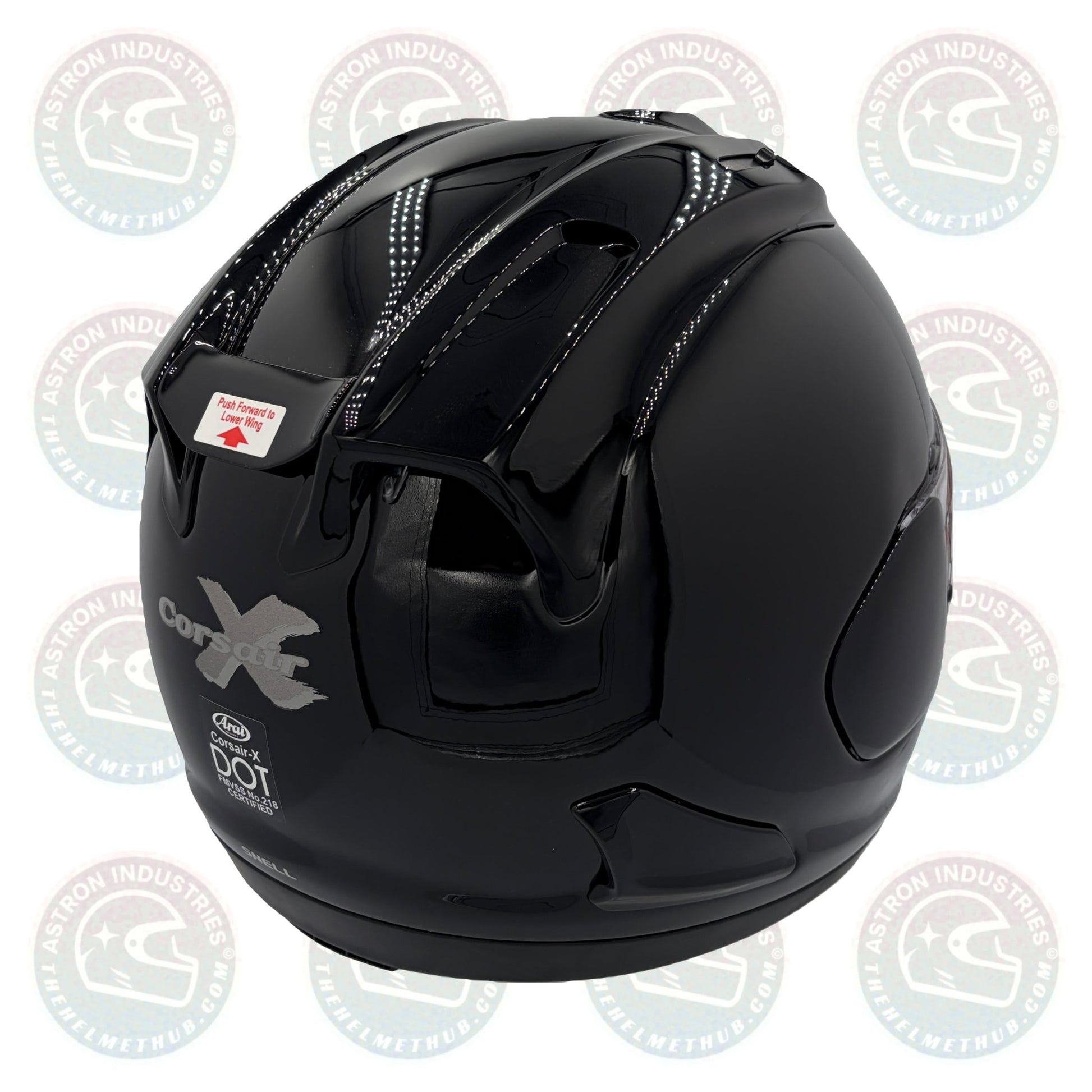 Arai Corsair-X Black Motorcycle Helmet - TheHelmetHub