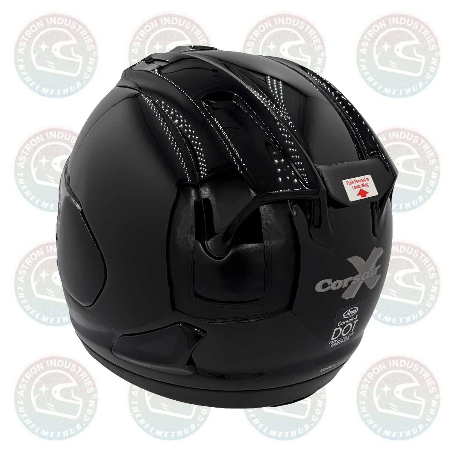Arai Corsair-X Black Motorcycle Helmet - TheHelmetHub