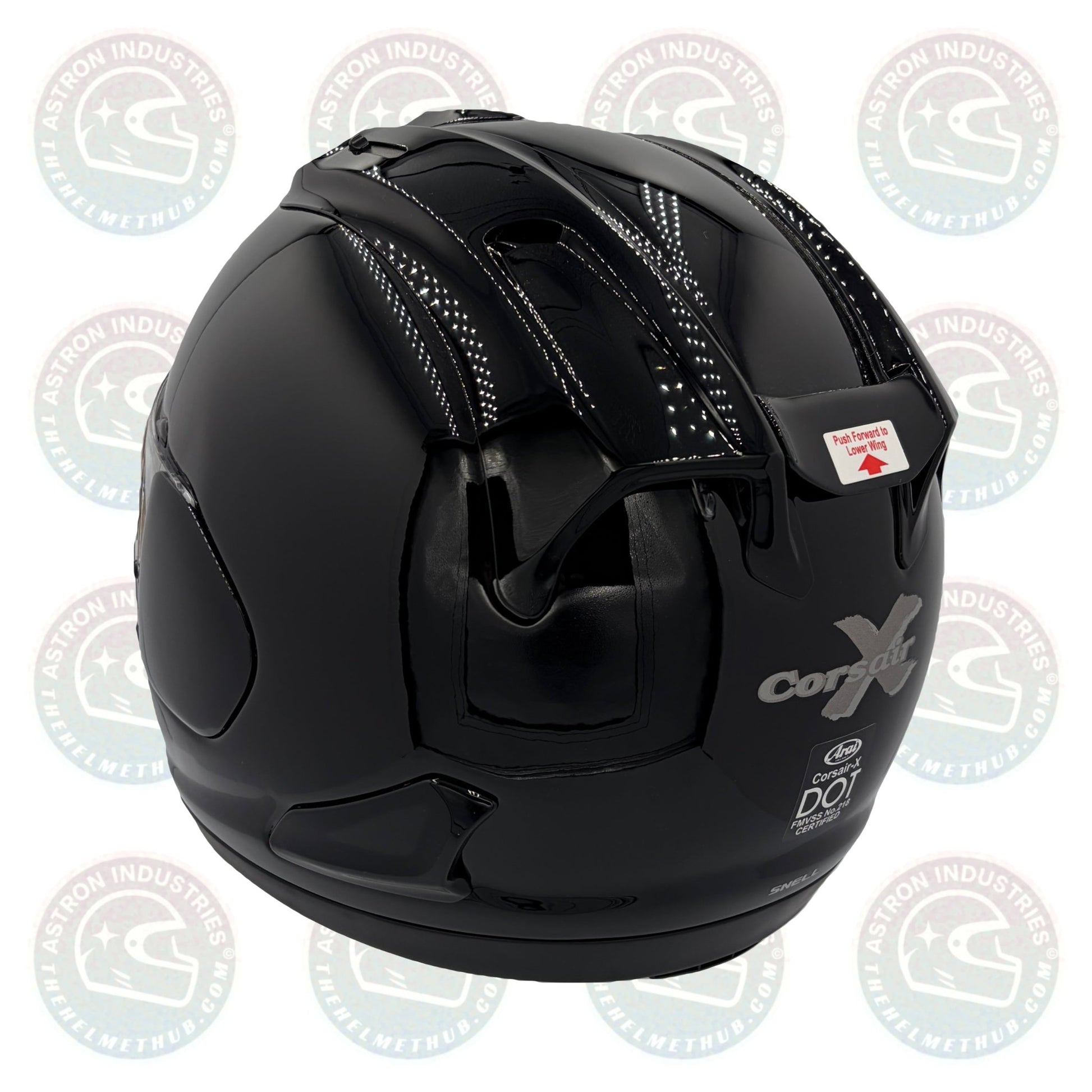 Arai Corsair-X Black Motorcycle Helmet - TheHelmetHub