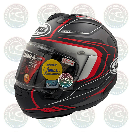 Arai Corsair - X Bracket Black Frost Motorcycle Helmet - TheHelmetHub
