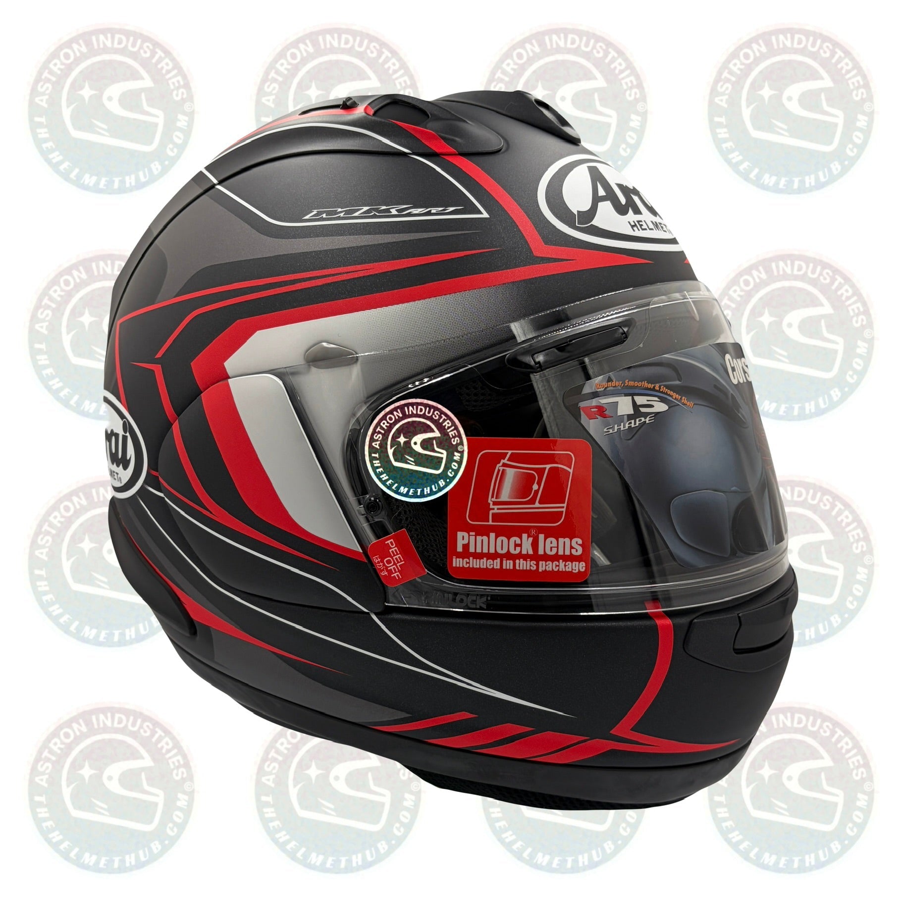 Arai Corsair - X Bracket Black Frost Motorcycle Helmet - TheHelmetHub