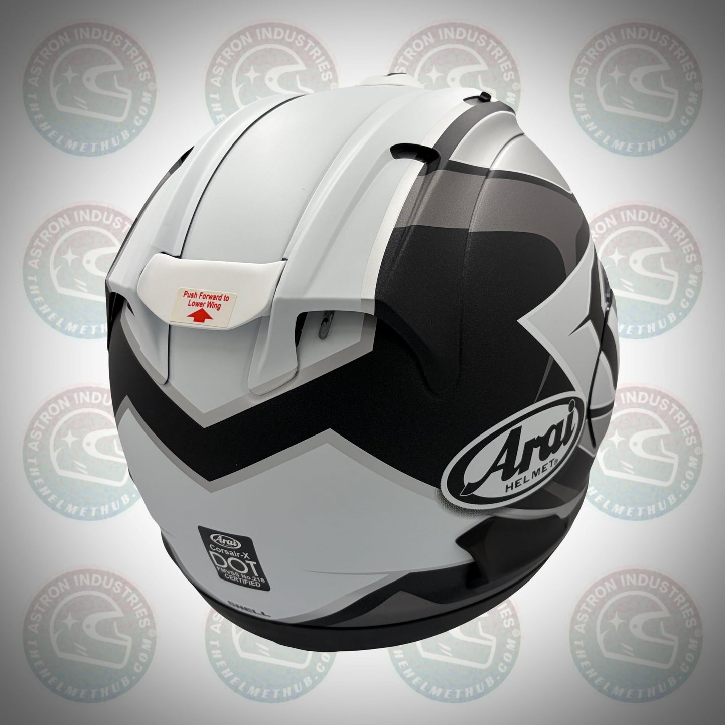 Arai Corsair - X Bracket White Frost Motorcycle Helmet - TheHelmetHub