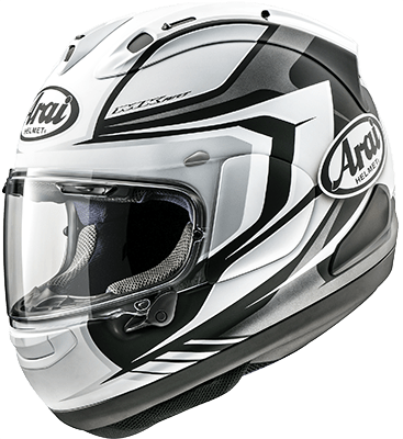 Arai Corsair - X Bracket White Frost Motorcyle Helmet - Size XL - QR Discount - TheHelmetHub