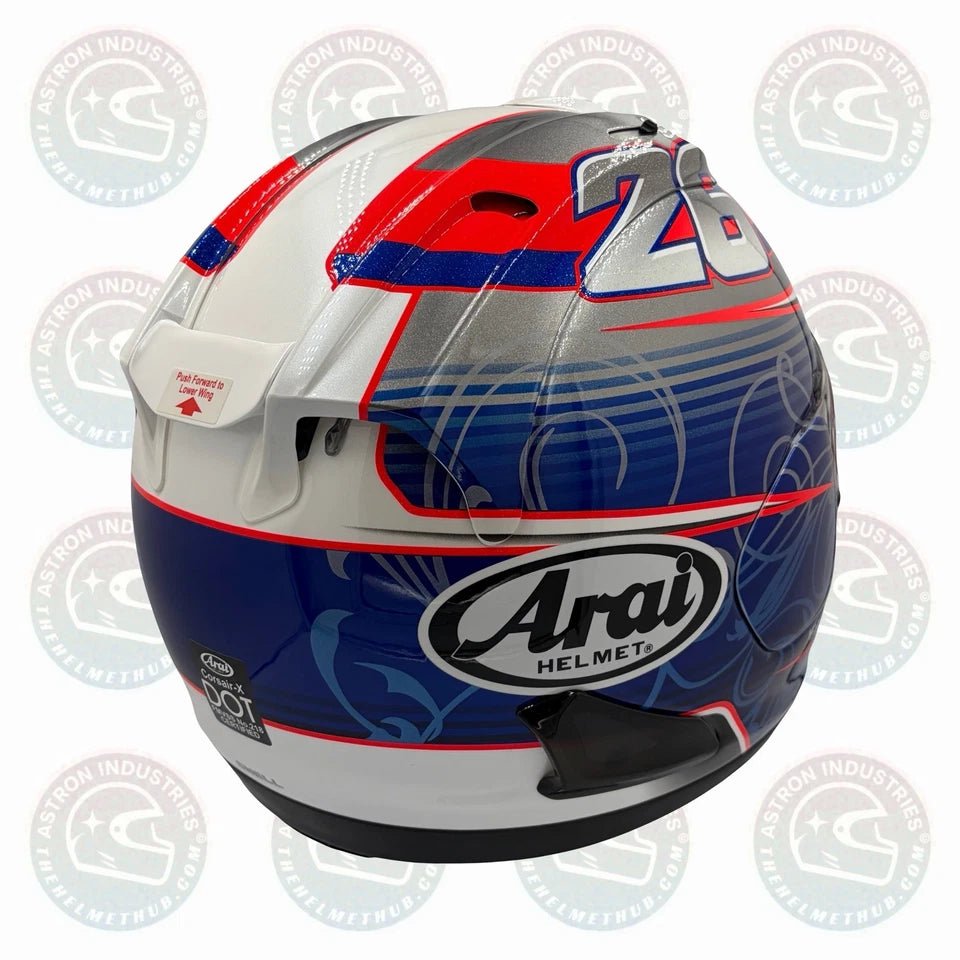 Arai Corsair - X Dani - 4 (Pedrosa) Motorcycle Helmet - TheHelmetHub