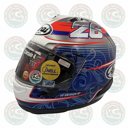 Arai Corsair - X Dani - 4 (Pedrosa) Motorcycle Helmet - TheHelmetHub