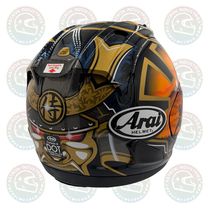 Arai Corsair - X Dani Samurai - 2 Black Motorcycle Helmet - TheHelmetHub