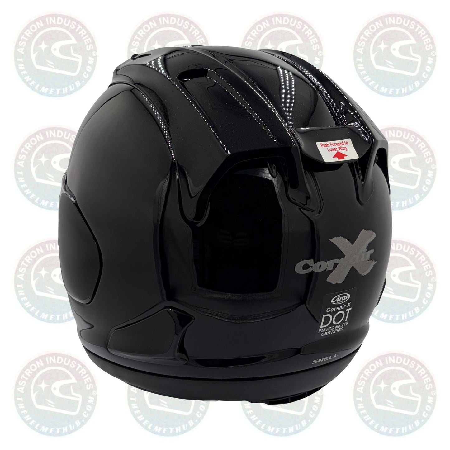 Arai Corsair - X Diamond Black Motorcycle Helmet - TheHelmetHub