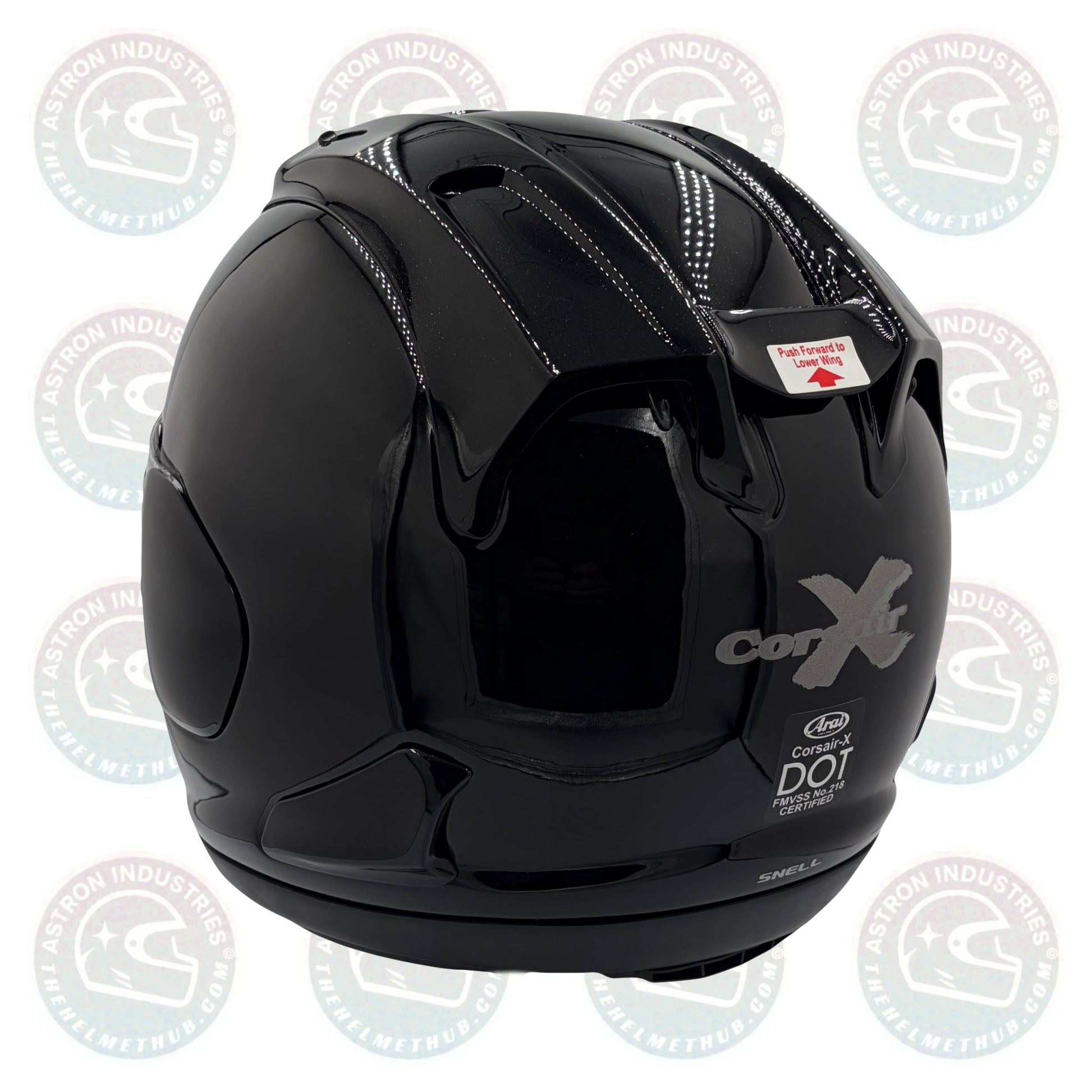 Arai Corsair - X Diamond Black Motorcycle Helmet - TheHelmetHub