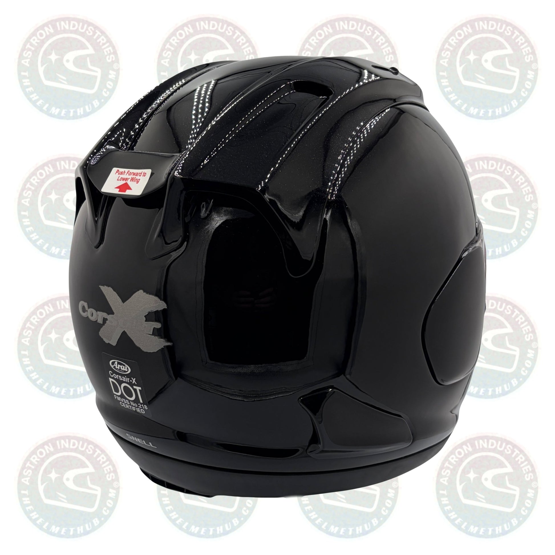 Arai Corsair - X Diamond Black Motorcycle Helmet - TheHelmetHub