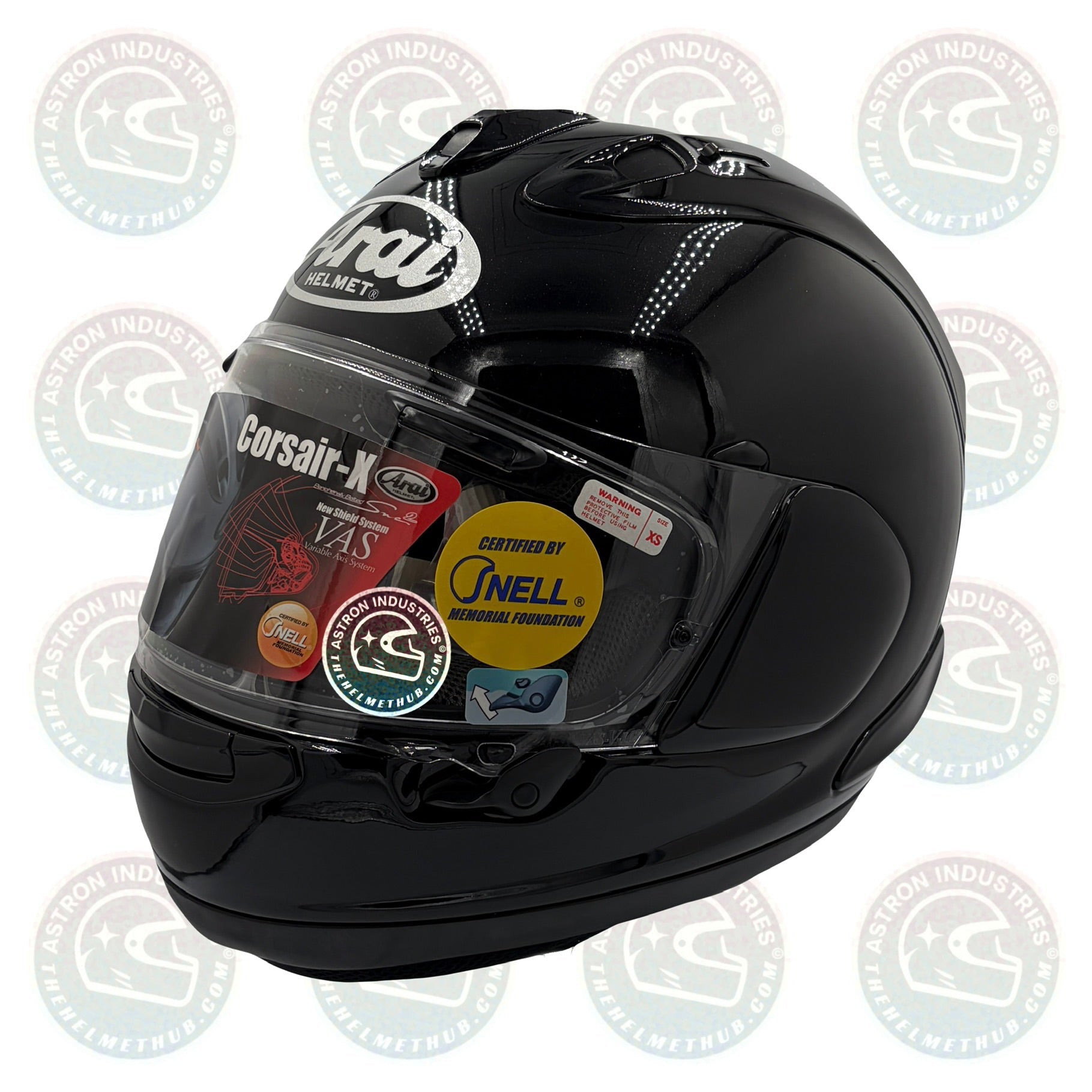 Arai Corsair - X Diamond Black Motorcycle Helmet - TheHelmetHub